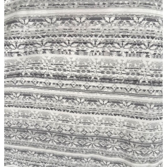 NWT J. Jill Pima Crew Neck Long Sleeve Tee 3x Snowflake Holiday Winter Cotton - Picture 7 of 14